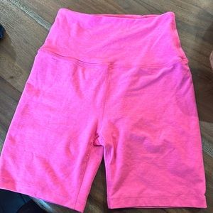Beyond Yoga SPACEDYE Pink Bikeshort size Small